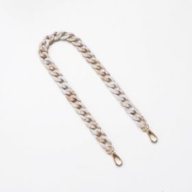 Acrylic Strap Accessories Crossbody Shoulder Bag Chain (Option: Beige-110CM)