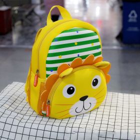 Children cartoon backpack (Option: Striped lion cub)