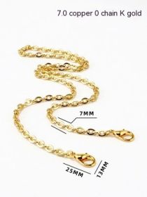 Renovation Of Crossbody Bag Inner Liner DIY Single Shoulder Bag Accessories Shoulder Strap O-chain (Option: Gold O chain 120cm)