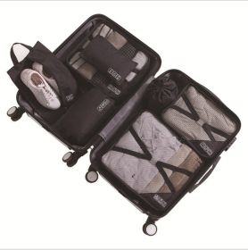 Travel Set Organizing And Storage Bag (Color: Black)
