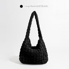 Stylish Shoulder Handbag For Women (Option: Large black)