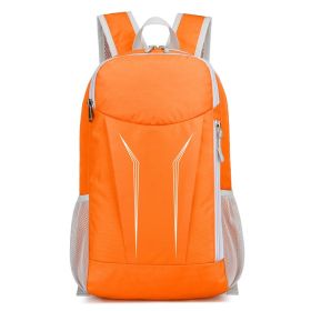 Backpack Folding Travel Bag Anti-splash Riding Bag (Color: Orange)