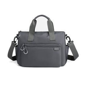 Outdoor Leisure Man Travel Bag Single Shoulder (Option: Grey-S)