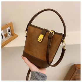Fashion Handbag Women's Retro Simple (Color: Brown)