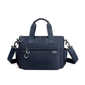 Outdoor Leisure Man Travel Bag Single Shoulder (Option: Blue-S)