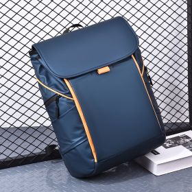 Business Casual Backpack Men's Large Capacity (Color: Blue)