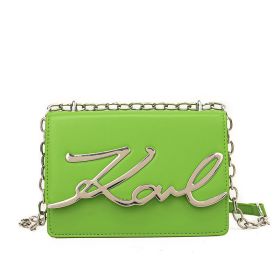 Fashionable All-match Shoulder Crossbody Small Square Bag (Option: Green-19X13X7cm)