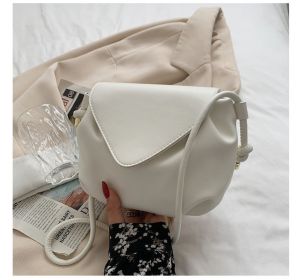 New Fashion All-match High-grade Messenger Bag For Women (Color: White)