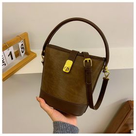 Fashion Handbag Women's Retro Simple (Color: Coffee)