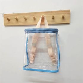 Children's Street Shooting Outdoor Snack Toy Transparent Bag (Color: Blue)