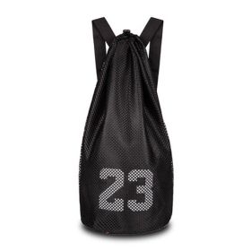Large Capacity Backpack Sports Training (Option: Black-37CM)