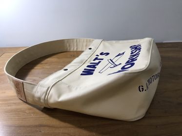 Newsboy Motorcycle Solid Canvas Bag (Option: Lumberjack)