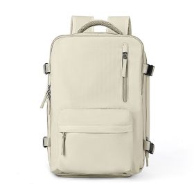Large Capacity Multifunctional Travel Waterproof Mummy Backpack (Option: 2211 Creamy White)