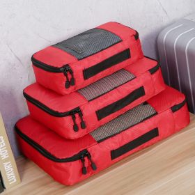 Travel Dacron Storage Bag Suit (Option: Red-19 Inch)