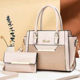 Large Capacity Pattern Hand Bag (Color: Beige)