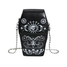 Coffin Board Gothic Style Bag For Women New Niche Spoof Dark Skull All-match (Option: Black Style Two)