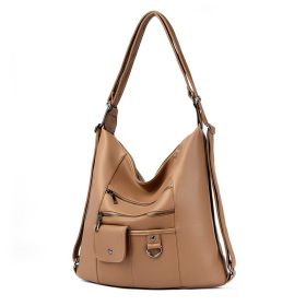 New Bags Fashion Casual Women's All-match One Shoulder Crossbody Bag (Color: Khaki)