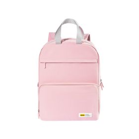 Lightweight Backpack Large Capacity Travel Foldable Backpack Female Travel Leisure (Color: Pink)