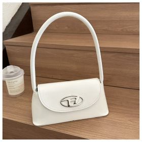 New Fashion Pu Handbag Shoulder Underarm Women (Color: White)