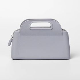 Silicone Handbag Convenient Women's Storage Bag Portable (Option: Gray)