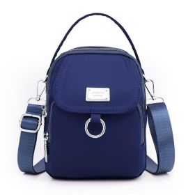 Women's Temperament Leisure Shoulder Bag (Option: Sapphire Blue)