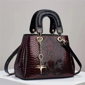 Women's Fashion All-match Shoulder Messenger Bag (Color: Red)