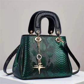 Women's Fashion All-match Shoulder Messenger Bag (Color: Green)