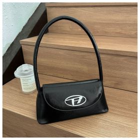 New Fashion Pu Handbag Shoulder Underarm Women (Color: Black)
