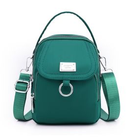 Women's Temperament Leisure Shoulder Bag (Option: Dark Green)