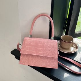 Casual Handbag Stylish And Simple (Color: Pink)