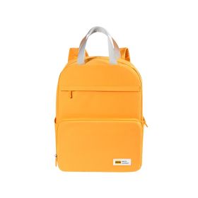 Lightweight Backpack Large Capacity Travel Foldable Backpack Female Travel Leisure (Color: Yellow)