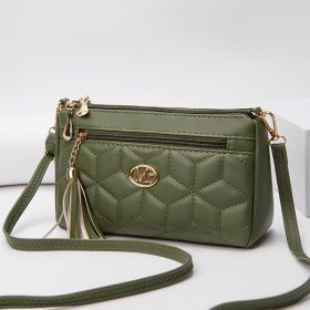 Women's Fashion Casual Large Capacity Shoulder Bag (Option: Army Green)