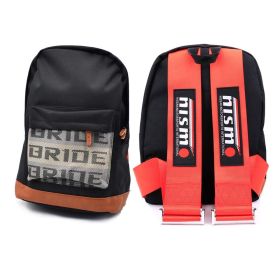 Backpack Men's Sports Backpack Leisure Schoolbag Travel Bag (Color: Red)