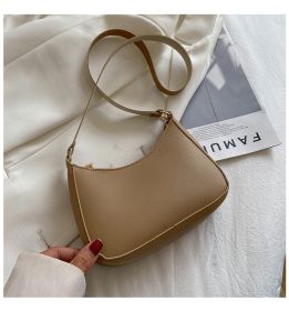 Women's Fashion Personalized Messenger Bag (Color: Khaki)