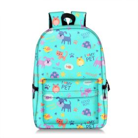 Fashion All-print New Cute Cat Creative Backpack (Option: 02 Style)