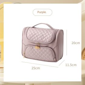 Cosmetic Bag Good-looking Large Capacity Portable (Option: Mysterious Purple)