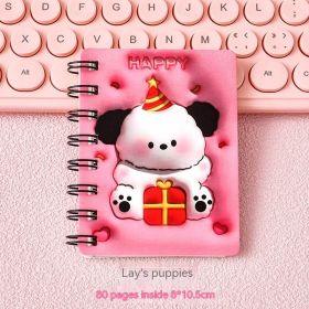 Fashion Stereograph Mini Pocket Notepad (Option: Lay's Puppy)