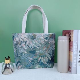 Polyester Canvas Bag Student Schoolbag Tutorial Large Capacity (Option: 24x28cm)