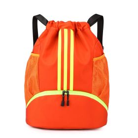 Drawstring Travel Bag Shoulder Unisex Crossbody Bag (Option: Orange-40X16X46cm)
