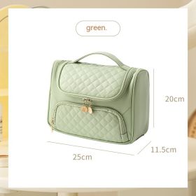 Cosmetic Bag Good-looking Large Capacity Portable (Option: Fresh Green)