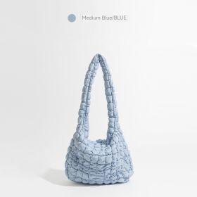 Stylish Shoulder Handbag For Women (Option: Medium blue)