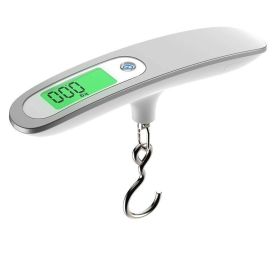 50kg x 10g Digital Luggage Scale Portable Electronic Scale Weight Balance suitcase Travel Hanging Steelyard Hook scale (Ships From: China, Color: A)
