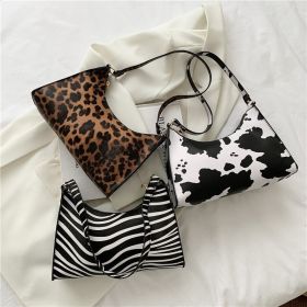 2022 Shoulder Bags for Women Fashion Zebra Print Women Luxury Handbag PU Leather Simple Underarm Shoulder Bags Totes Purse Pouch (Color: Zebra)