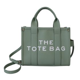 Fashion Design Handbags For Women 2022 New Tote Hobo Bags Letter Casual Square Shoulder Bags Leather Crossbody Bags Zipper Open (Color: Green, size: One Size)
