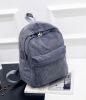 Corduroy Backpack Fashion Women Bookbags Pure Color Shoulder Bag Teenger Girl Travel Bag Mochila Striped Rucksack
