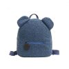 Personalised Bear Backpacks Custom Name Portable Children Travel Shopping Rucksacks Women's Cute Bear Shaped Shoulder Backpack