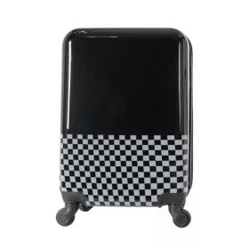 Kids' Hardside Carry On Spinner Suitcase (Color: Black/Gray)