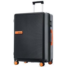 Contrast Color Hardshell Luggage 28inch Expandable Spinner Suitcase with TSA Lock Lightweight (Color: as Pic)