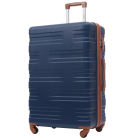 Merax Luggage with TSA Lock Spinner Wheels Hardside Expandable Luggage Travel Suitcase Carry on Luggage ABS 28" (Color: as Pic)