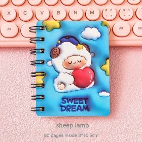Fashion Stereograph Mini Pocket Notepad (Option: Misty Lamb)